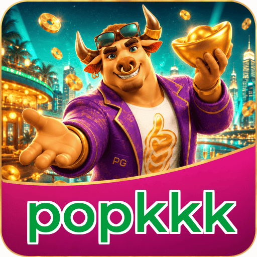 popkkk Logo - Bônus de Cadastro